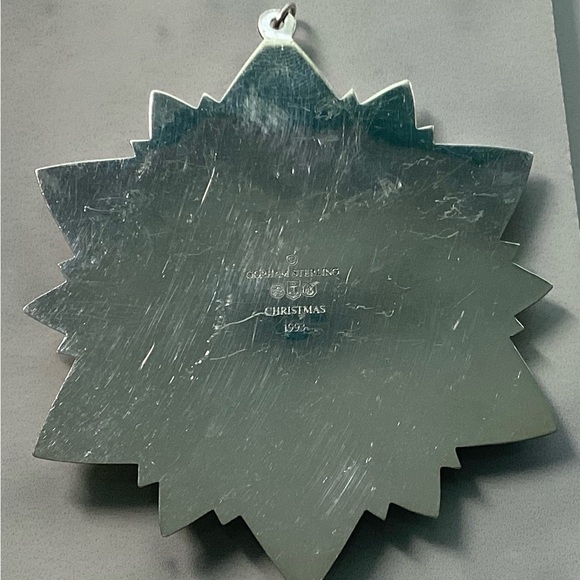Silver Snowflake Ornament - Picture 4 of 4
